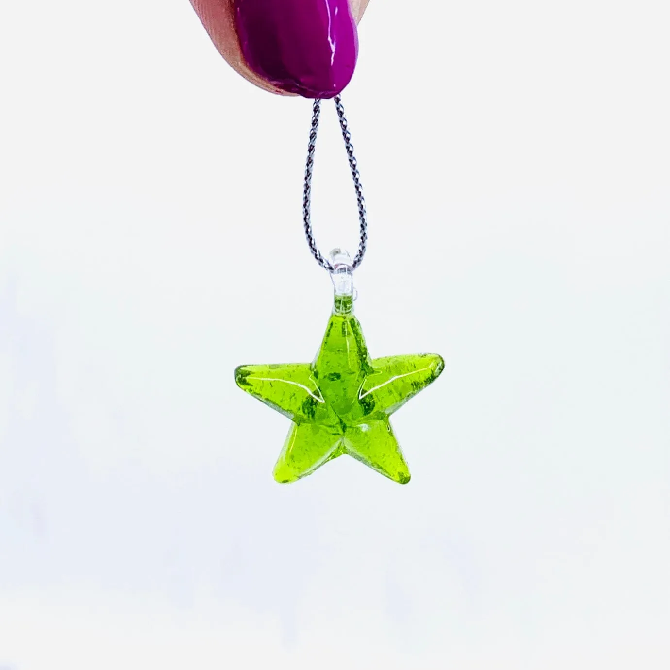 Glass Glow in the Dark Stars, Green 366