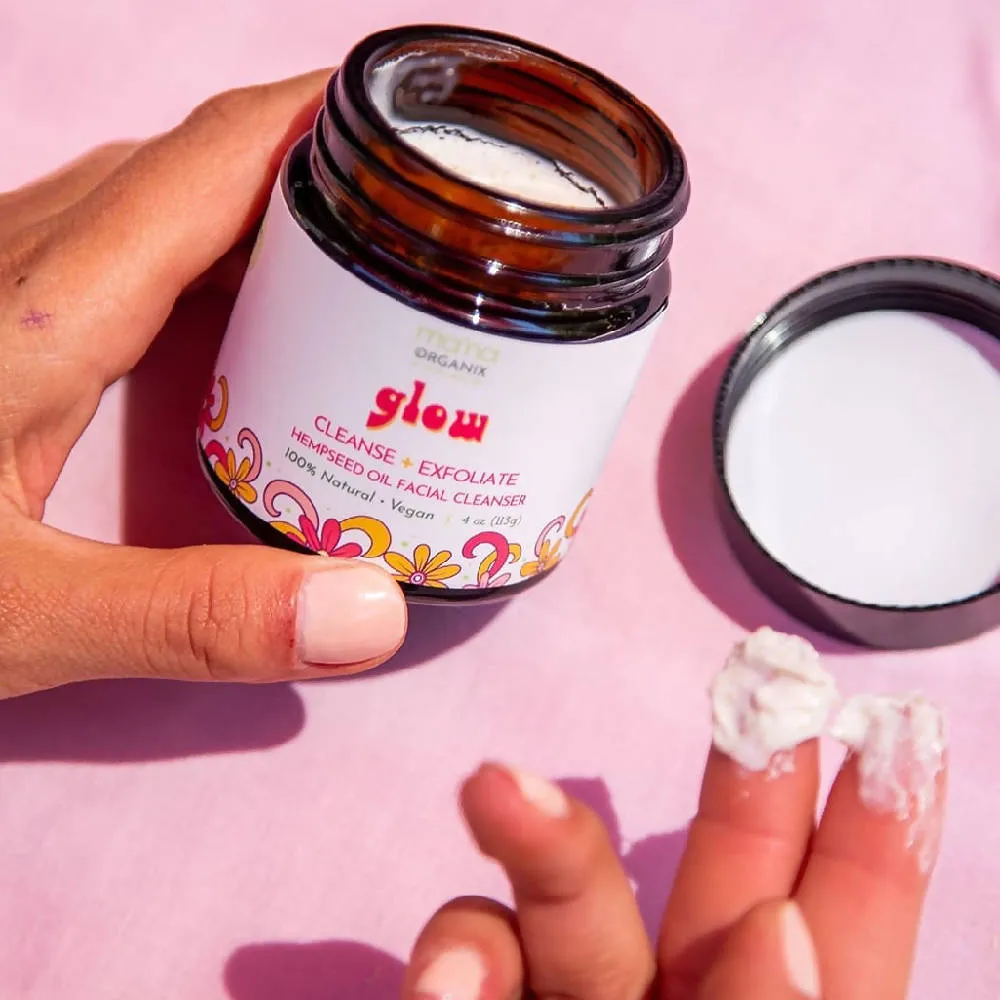 Glow Hempseed Oil Exfoliating Facial Cleanser