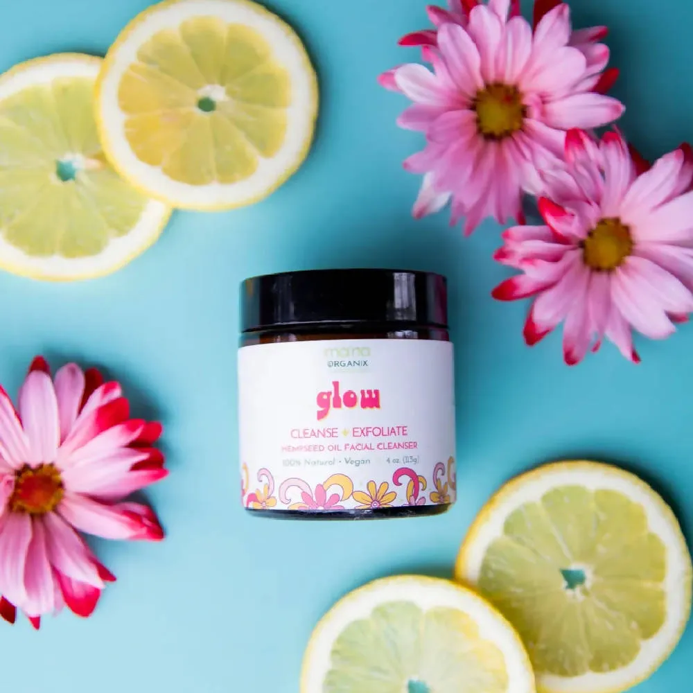 Glow Hempseed Oil Exfoliating Facial Cleanser