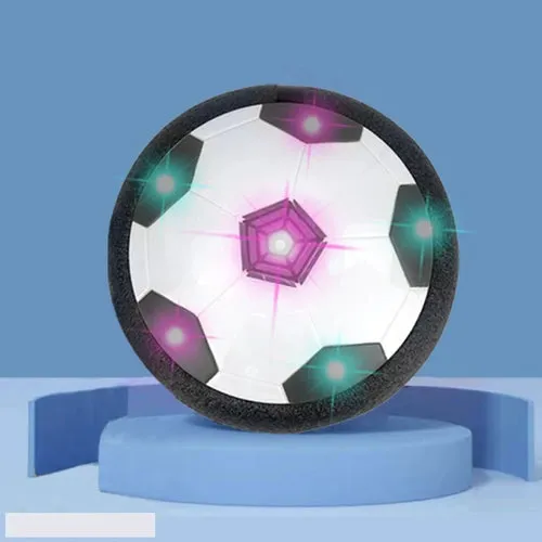Glow-in-the-Dark Hover Soccer Ball for Indoor & Outdoor Interactive Play