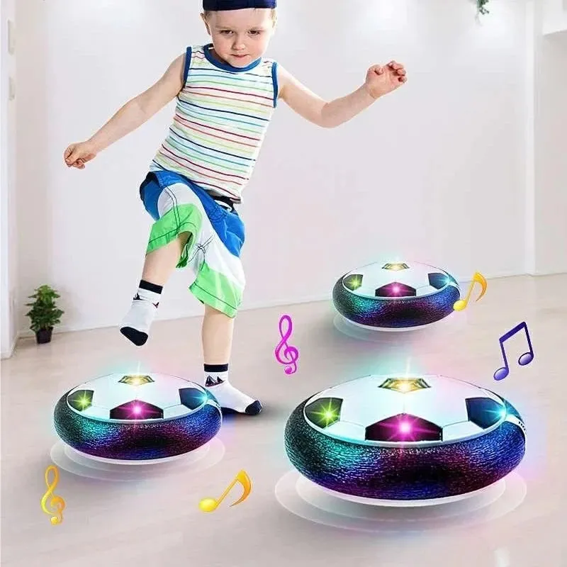 Glow-in-the-Dark Hover Soccer Ball for Indoor & Outdoor Interactive Play