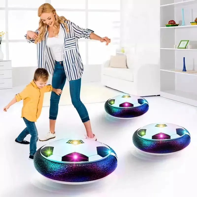 Glow-in-the-Dark Hover Soccer Ball for Indoor & Outdoor Interactive Play