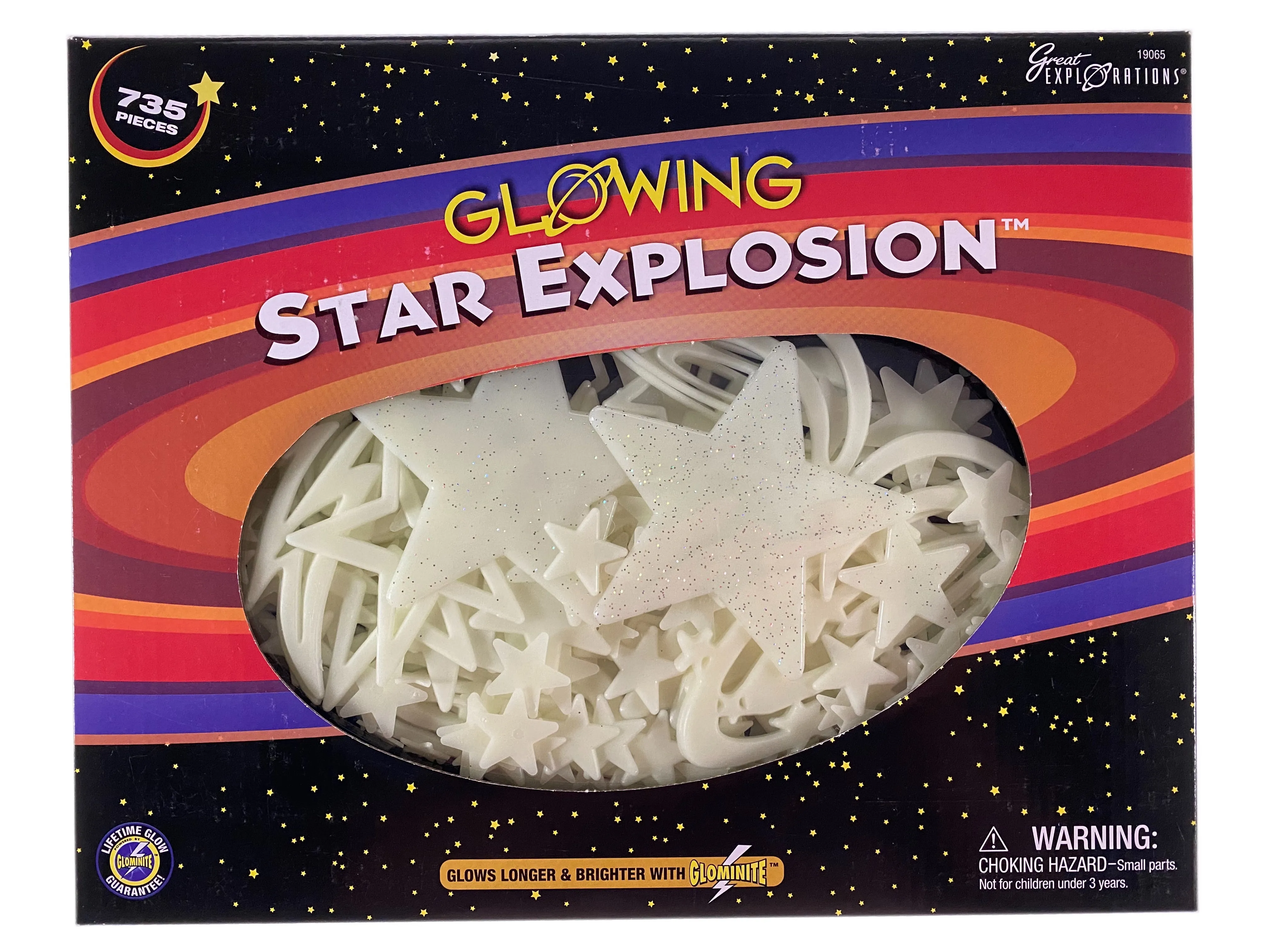 Glow-in-the-Dark Star Explosion