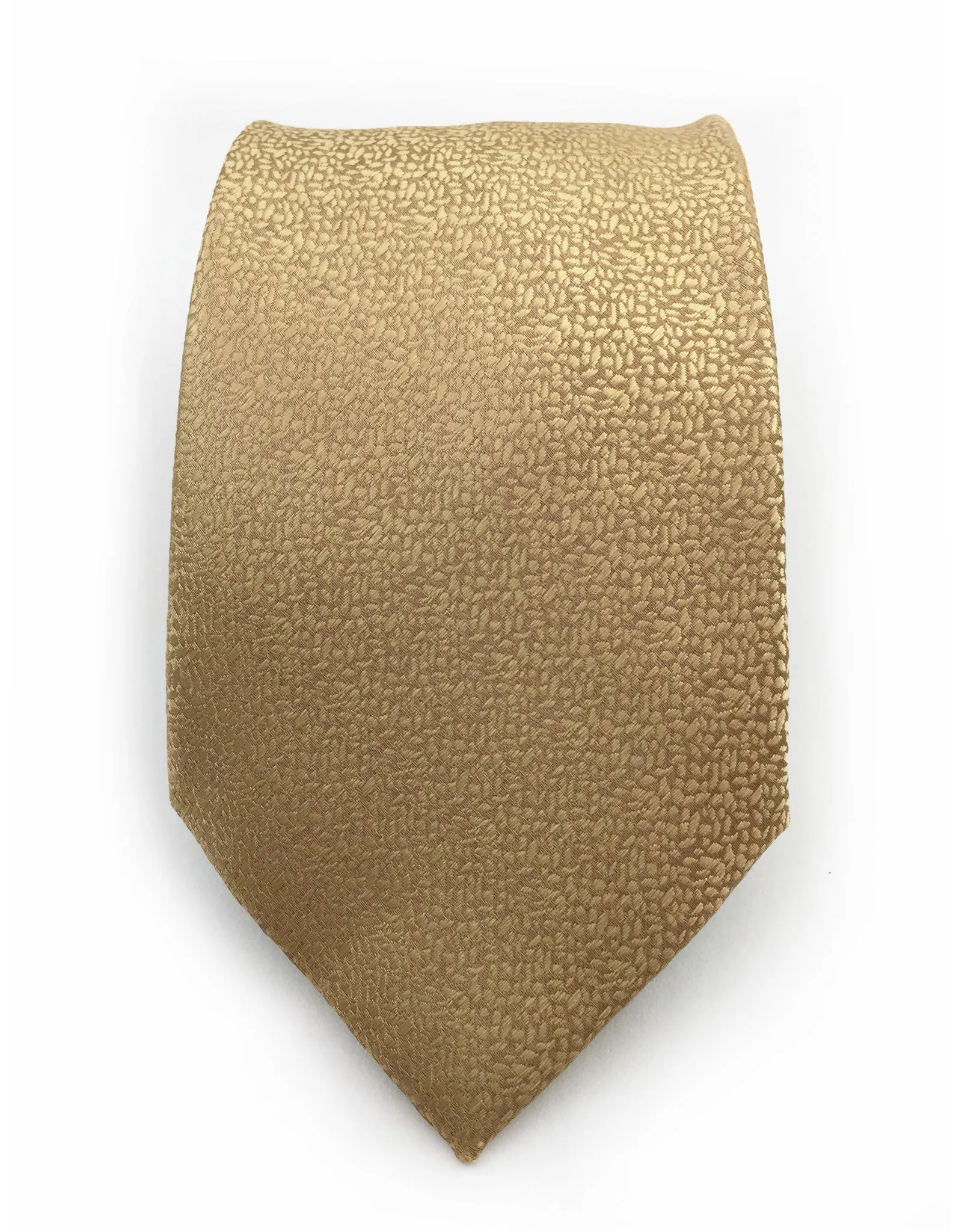 Gold Tie - With or Without Matching Pocket Square