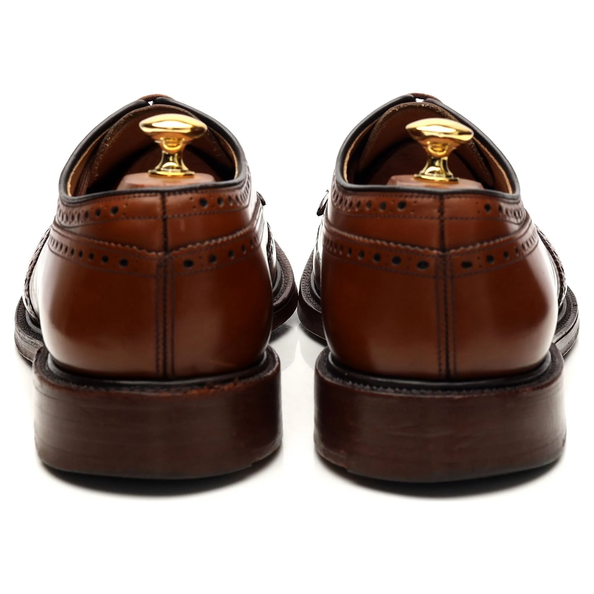 'Grafton' Brown Leather Derby Brogue UK 10.5 G