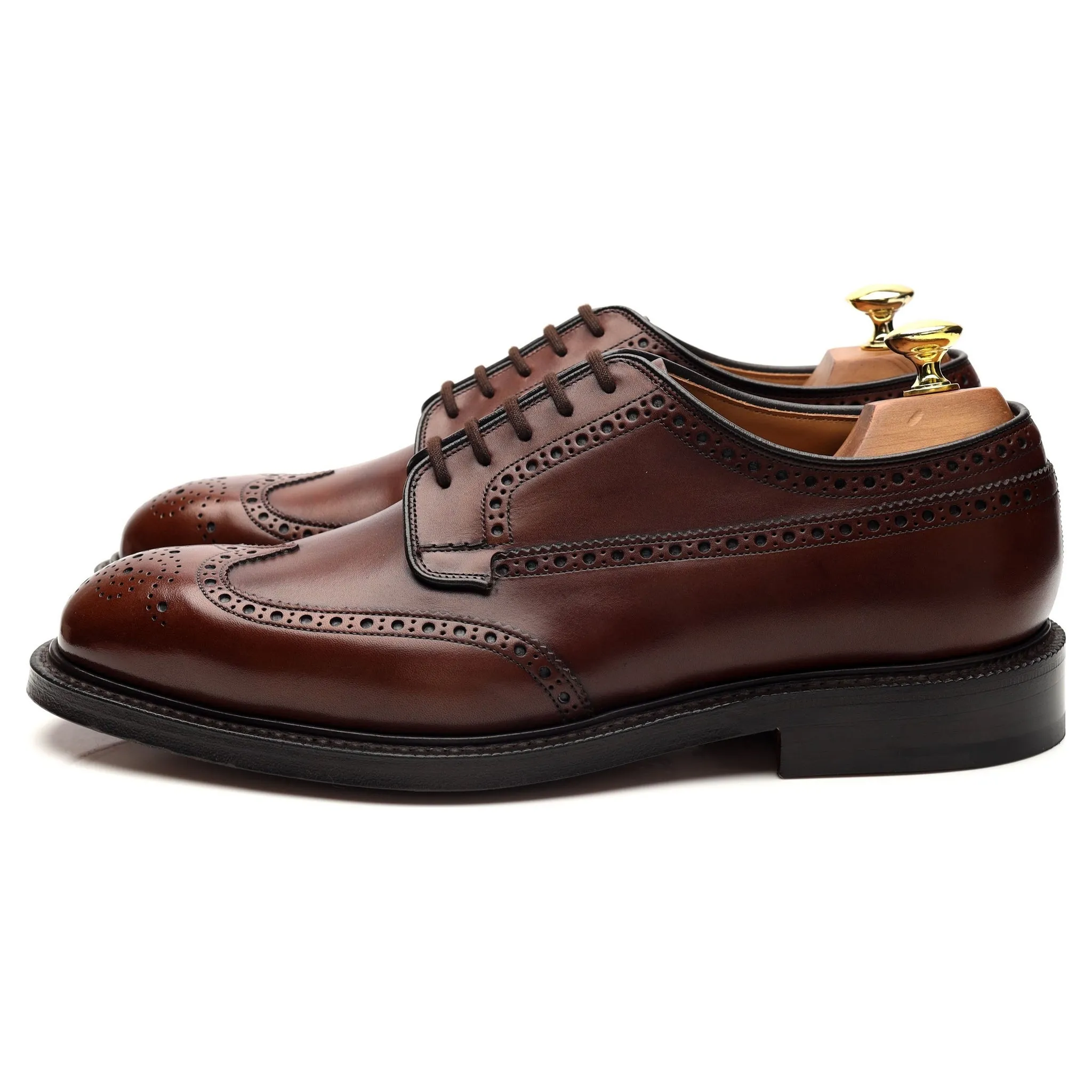 'Grafton' Brown Leather Oxford Brogue UK 8.5 G