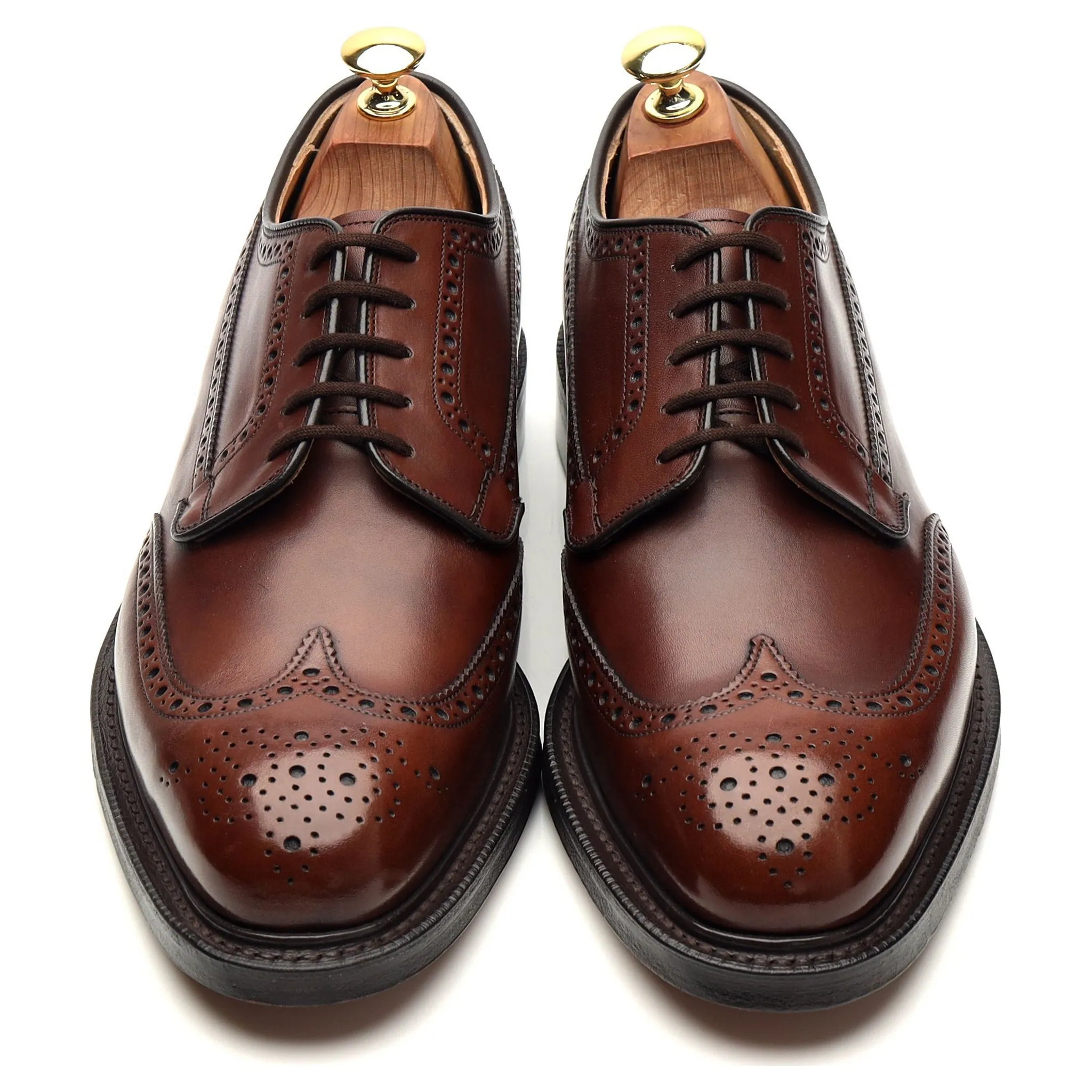 'Grafton' Brown Leather Oxford Brogue UK 8.5 G