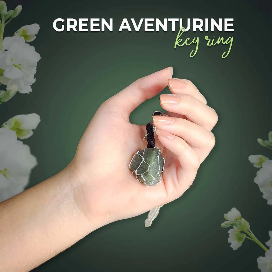 Green Aventurine Keyring