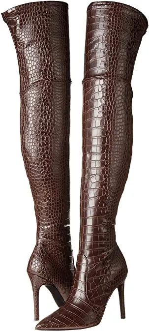 GUESS - BONIS LEATHER OVER THE KNEE BOOTS **FREE SHIPPING**