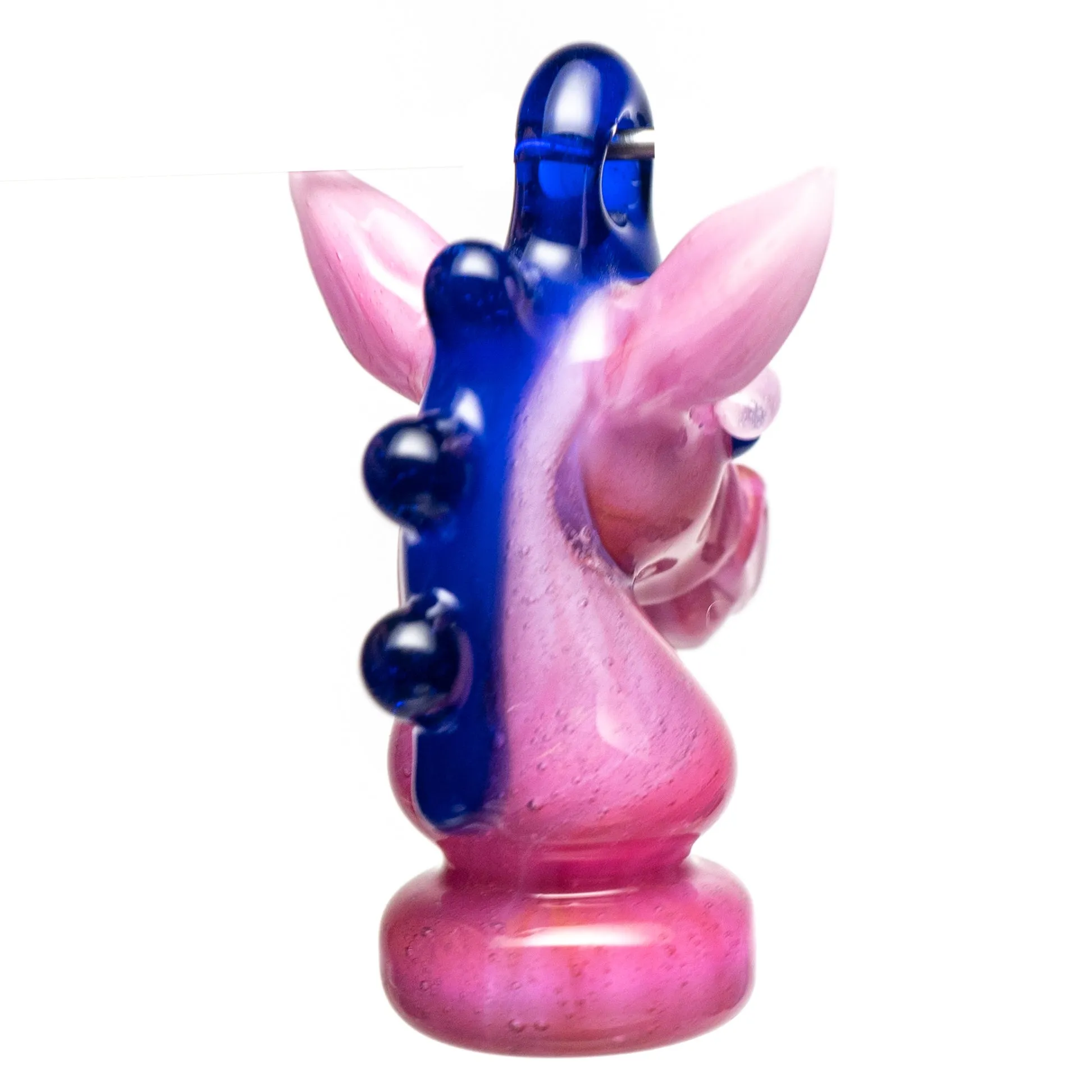 Hallie Cat - Knight Pendant - Pink