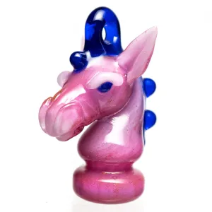 Hallie Cat - Knight Pendant - Pink