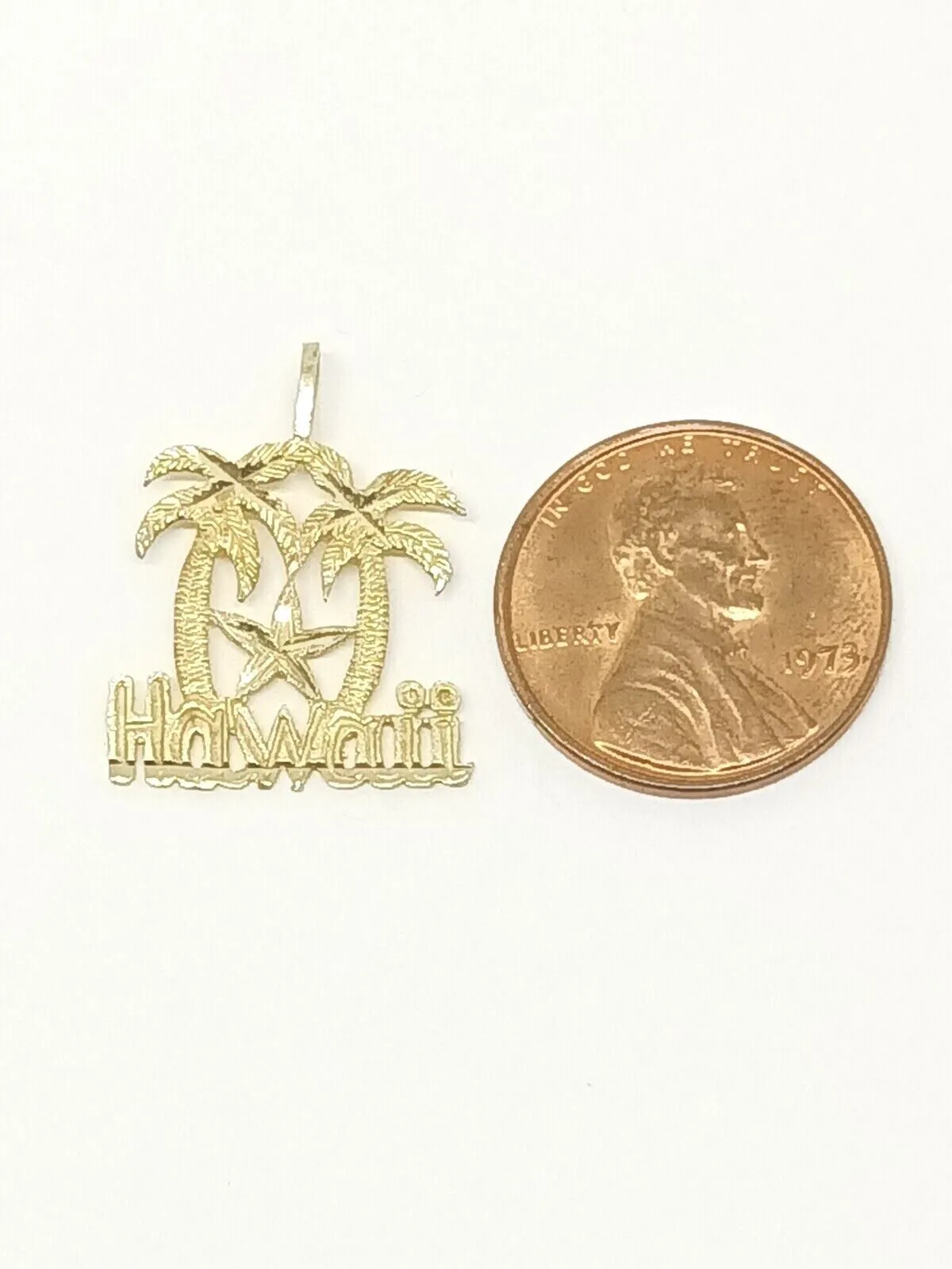 Hawaii 14k Yellow Gold Charm 0.9 grams