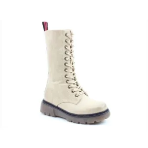 Heavenly Feet Mid Calf Boot Nomad LAMBSWOOL with Lace and Zip