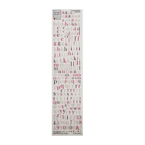 Heidi Grace Designs - Rub-Ons - Journaling Alphabet - Cherrywood Ln