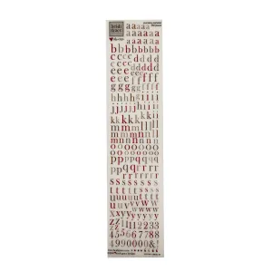 Heidi Grace Designs - Rub-Ons - Journaling Alphabet - Maple Cres Ct