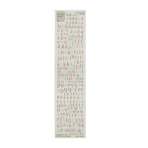 Heidi Grace Designs - Rub-Ons - Journaling Alphabet -Urban Acres Blvd
