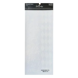 Heidi Swapp Fuzzy Rub-Ons - Diamond Drama - White*