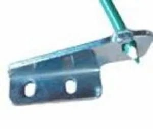 Hinge Bracket, Bottom Right Vertical,  2 bolt mounted, square hole  NRE# 090110