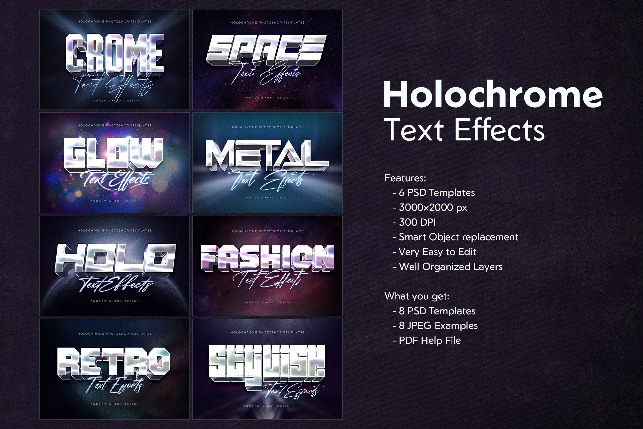 Holochrome Text and Logo Effects
