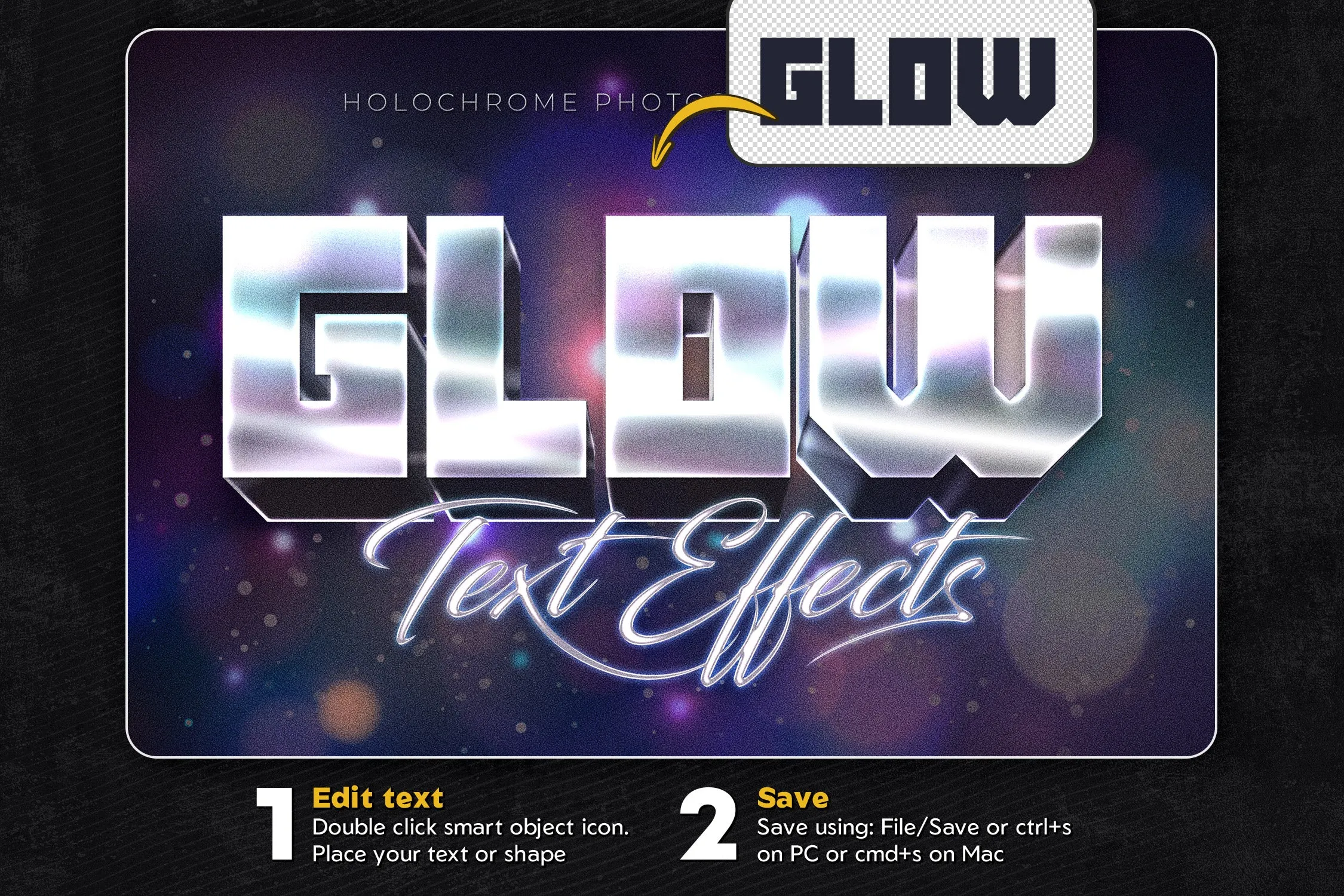 Holochrome Text and Logo Effects