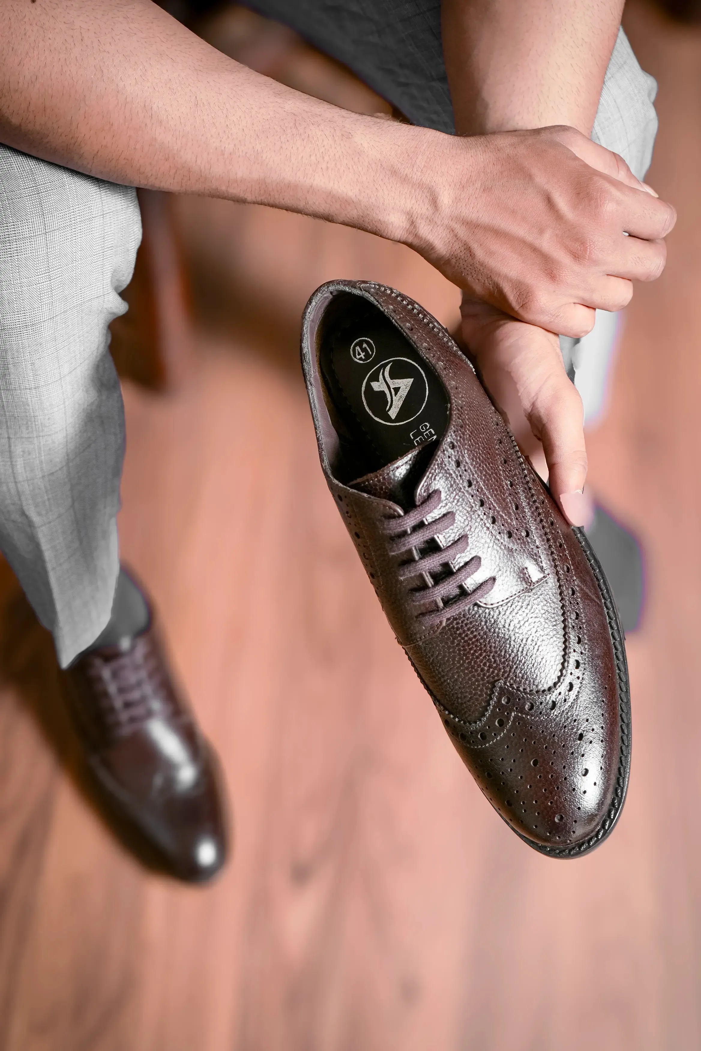 Iconic Trumock Full Grain Leather Slip Ons