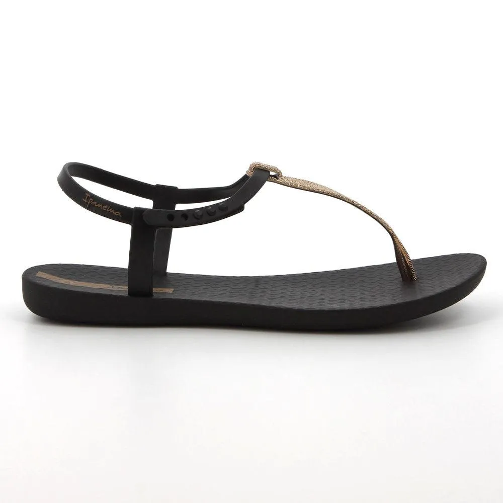 Ipanema Back Strap Sandals - Black/Gold