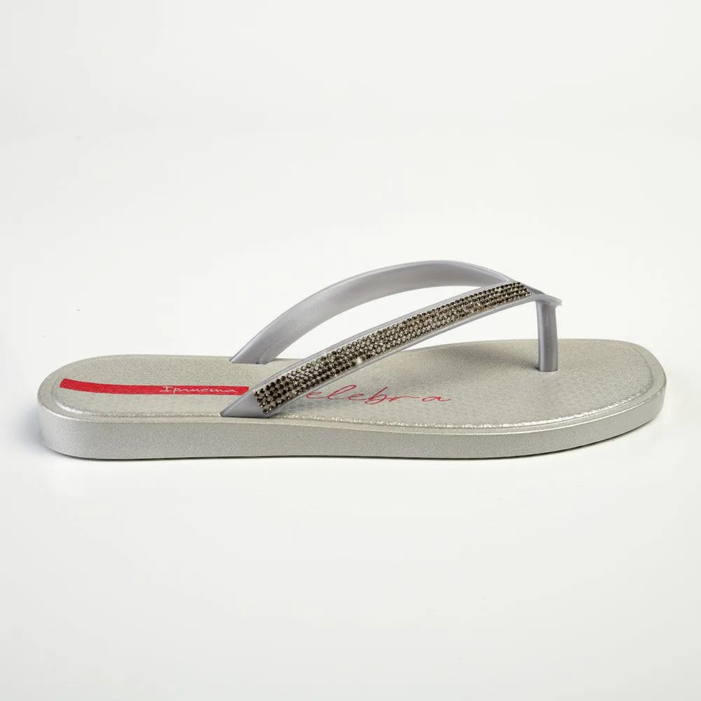 Ipanema Celebrate Thong Sandals - Grey/Silver