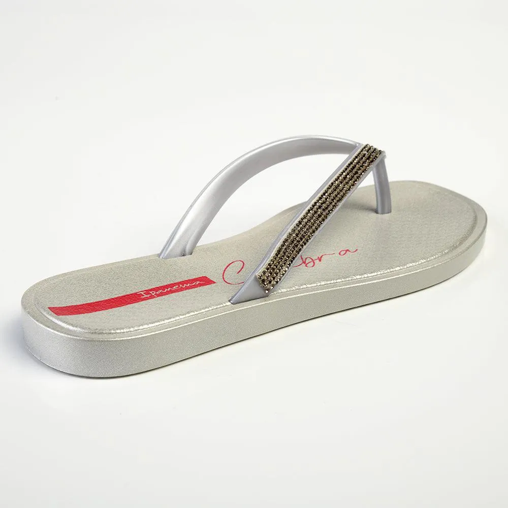 Ipanema Celebrate Thong Sandals - Grey/Silver