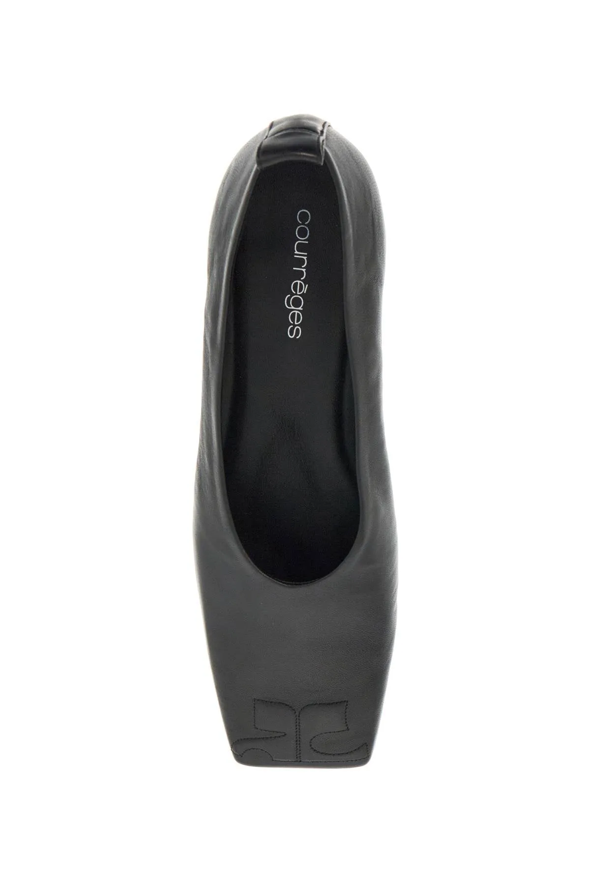 ist leather ballet flats 324SCS105CR0052 BLACK