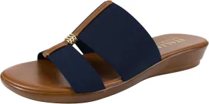 ITALIAN Shoemakers Women's Sofy Wedge Sandal, Comfort Casual Open Toe  Made in Italy, 1.5" Heel