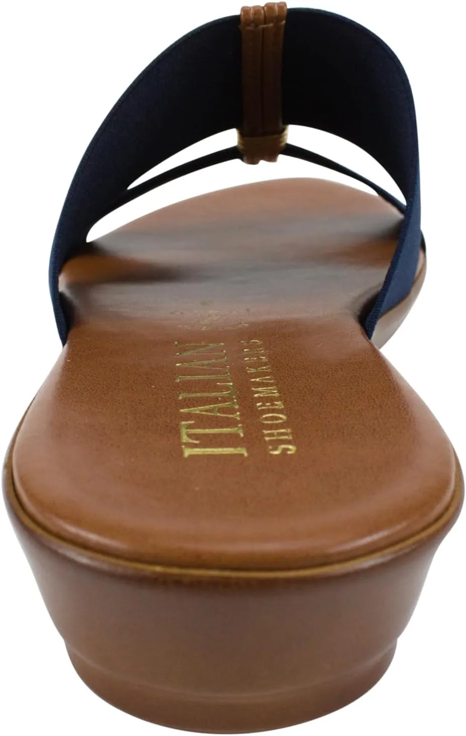 ITALIAN Shoemakers Women's Sofy Wedge Sandal, Comfort Casual Open Toe  Made in Italy, 1.5" Heel