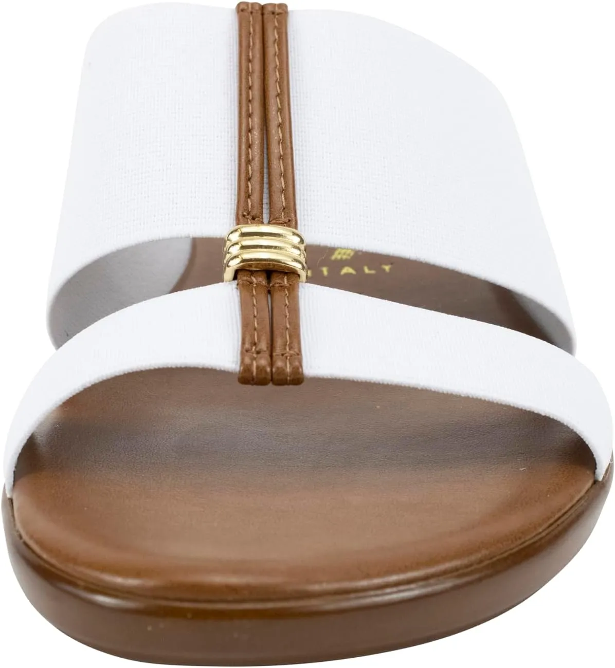 ITALIAN Shoemakers Women's Sofy Wedge Sandal, Comfort Casual Open Toe  Made in Italy, 1.5" Heel