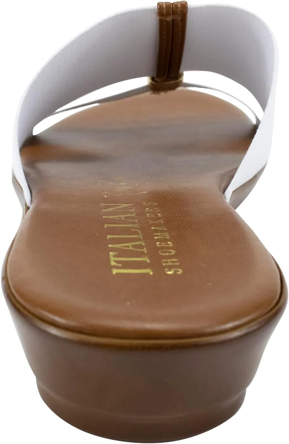 ITALIAN Shoemakers Women's Sofy Wedge Sandal, Comfort Casual Open Toe  Made in Italy, 1.5" Heel