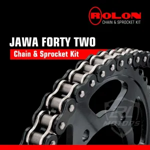 Jawa Standard / Jawa 42 Rolon Chain & Sprocket Kit