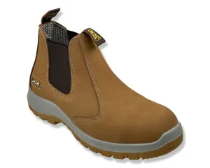 JCB Leather Chelsea Boots NST 2870-OB In Camel For Men's