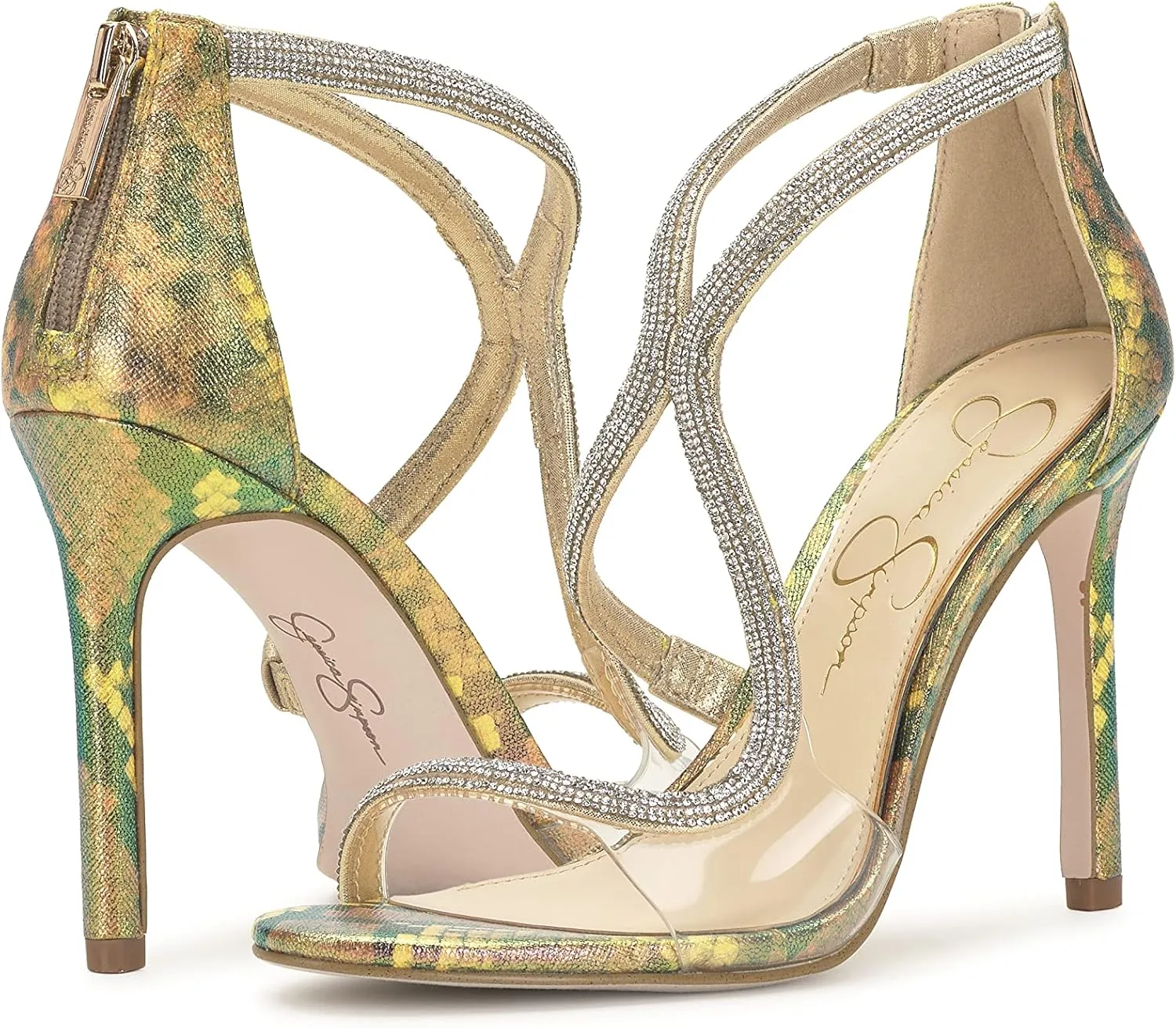 Jessica Simpson Women's Jacory Embellished Heeled Sandal