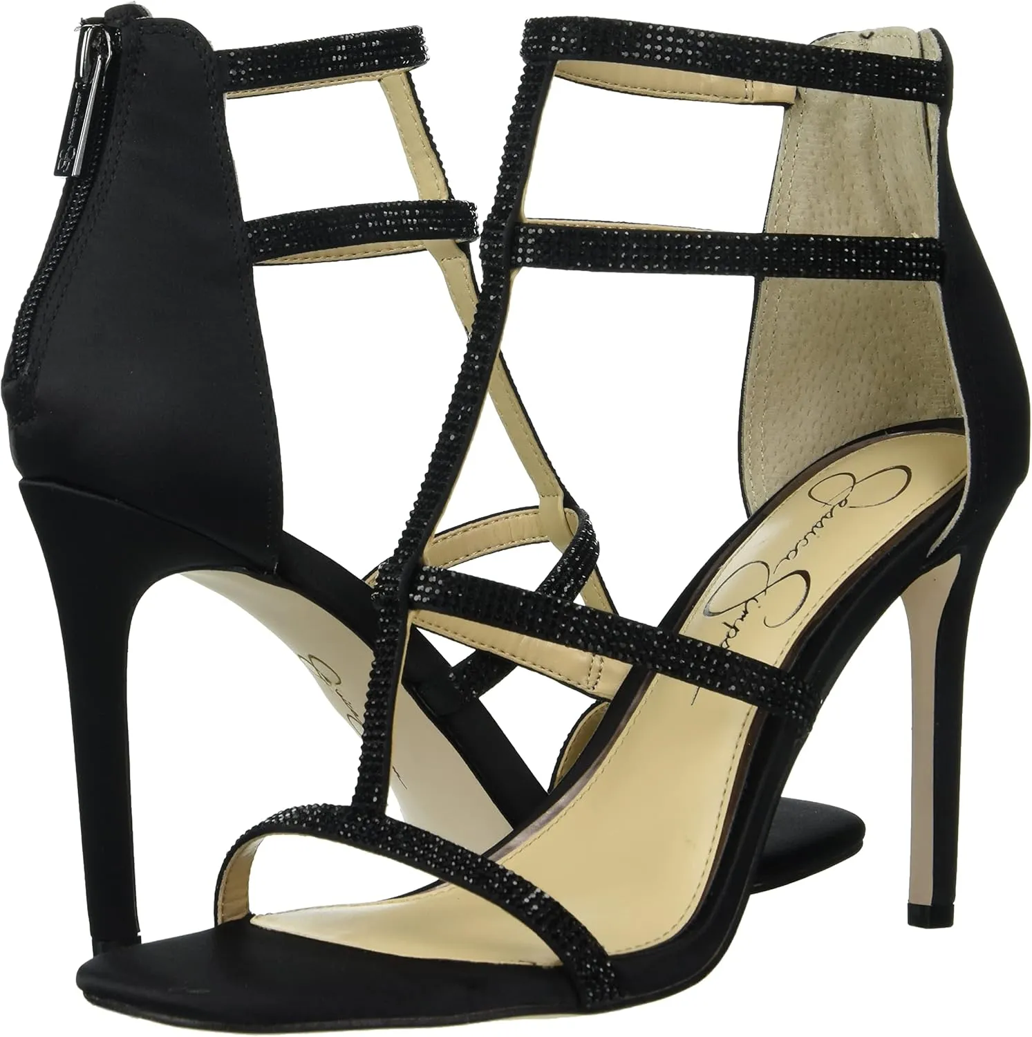Jessica Simpson Women's Oliana Embellished Heeled Sandal