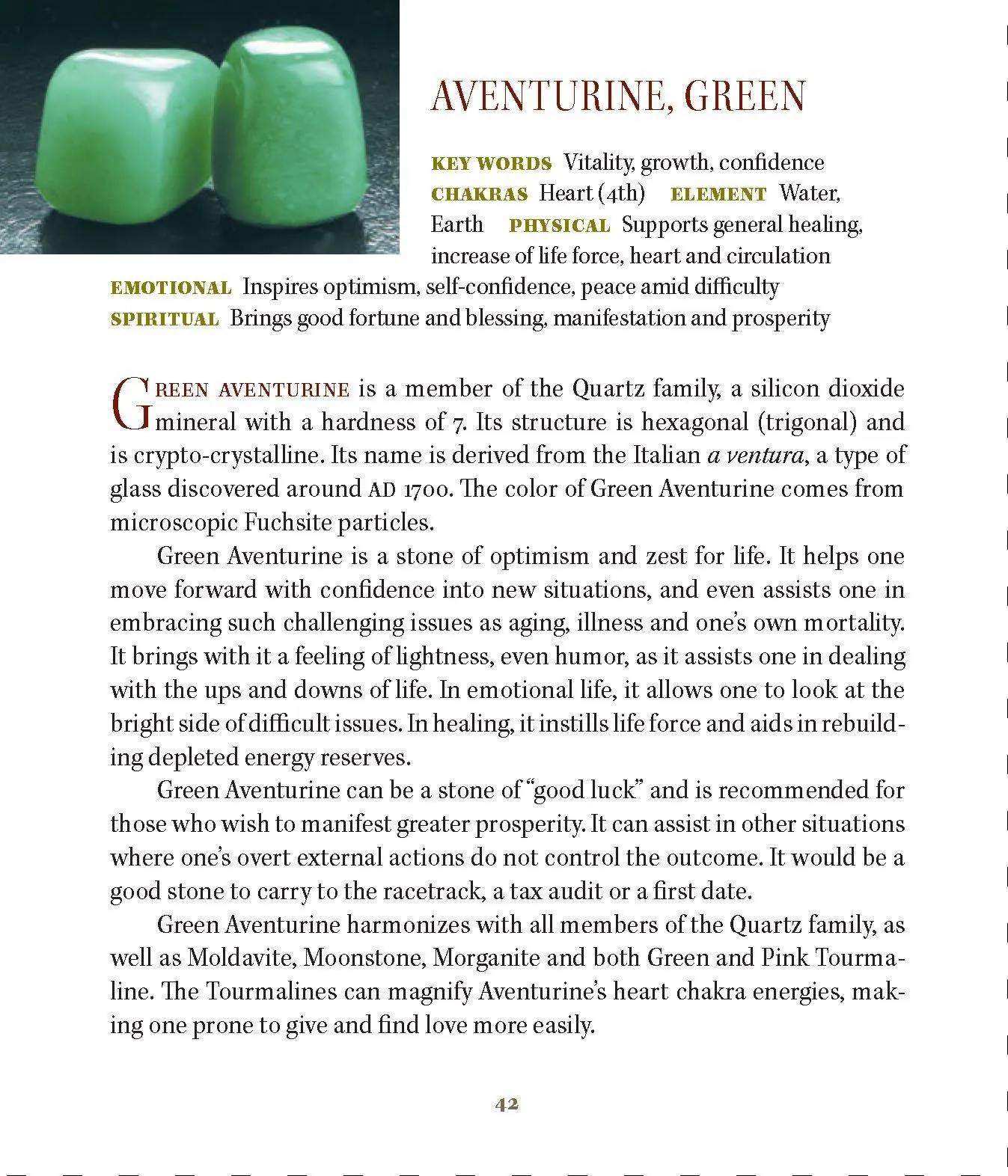 John of God Green Aventurine Pyrite Channeling Crystal 'Prosperity & Wealth'