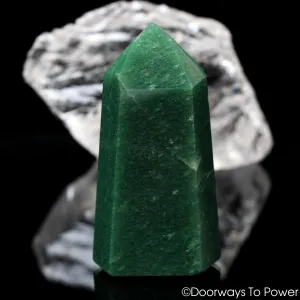 John of God Green Aventurine Pyrite Channeling Crystal 'Prosperity & Wealth'