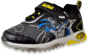 Josmo Kids Boy's Batman Lighted Sneaker (Toddler/Little Kid) Black/Yellow 7 Toddler M