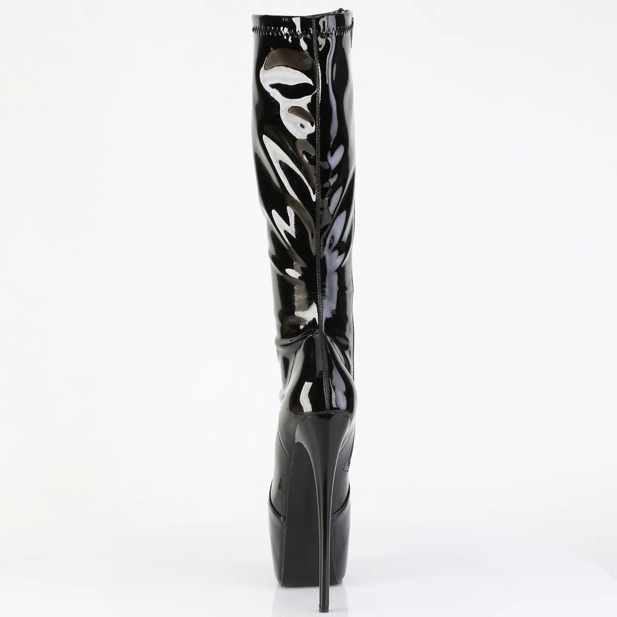JUBILANT-2000 Pleaser Black Patent Sexy Platform Shoes (Pole Dancing Heels)