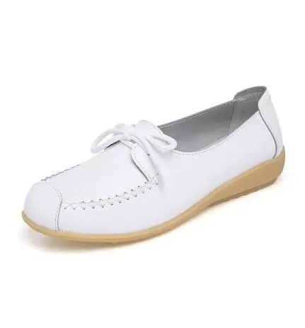 Katalina Women's Flat Leather Loafer Shoes