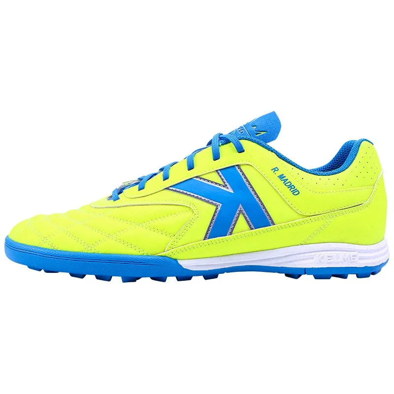 KELME Men Soccer Shoes Anti-Slippery Futsal Kid Football Sneakers Indoor Sports Shoes Professional Training TF Shoes ZX90111053