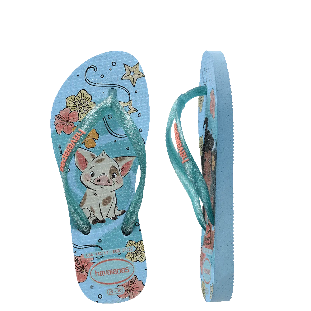 Kids Slim Princess Flip Flops