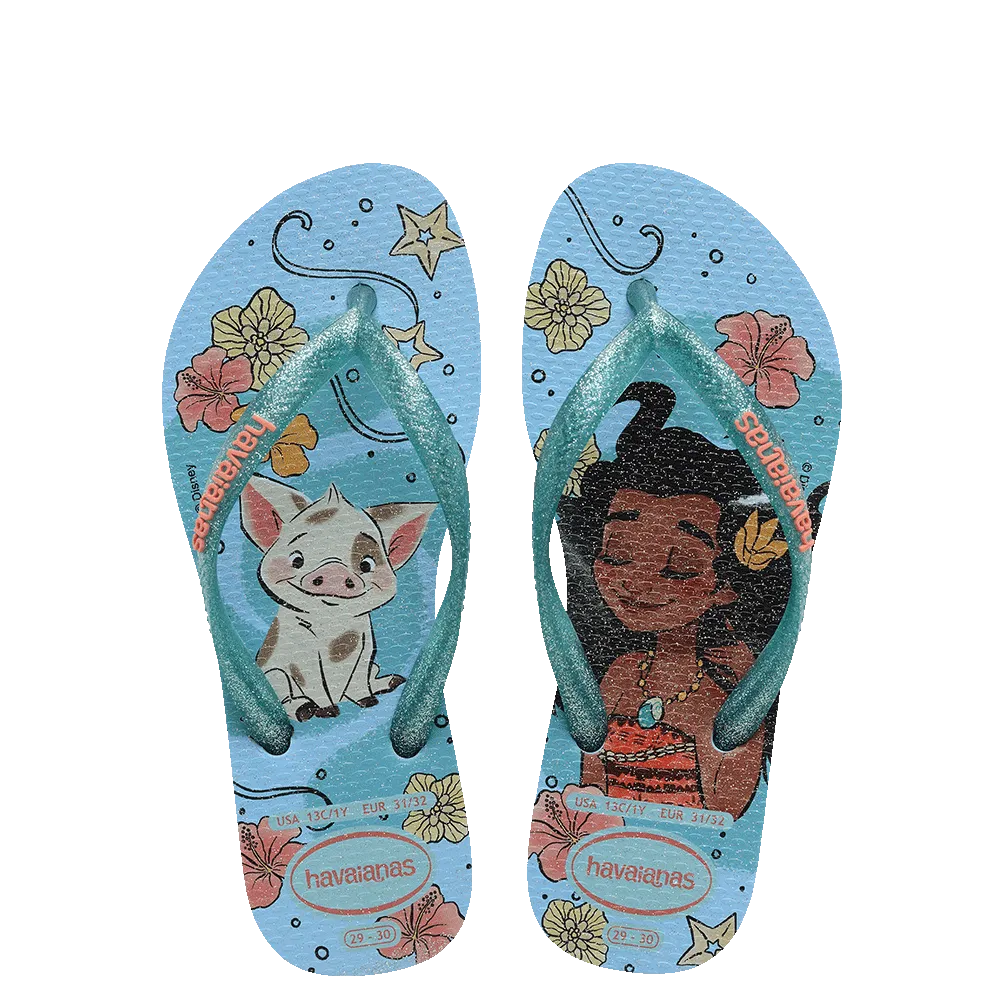 Kids Slim Princess Flip Flops