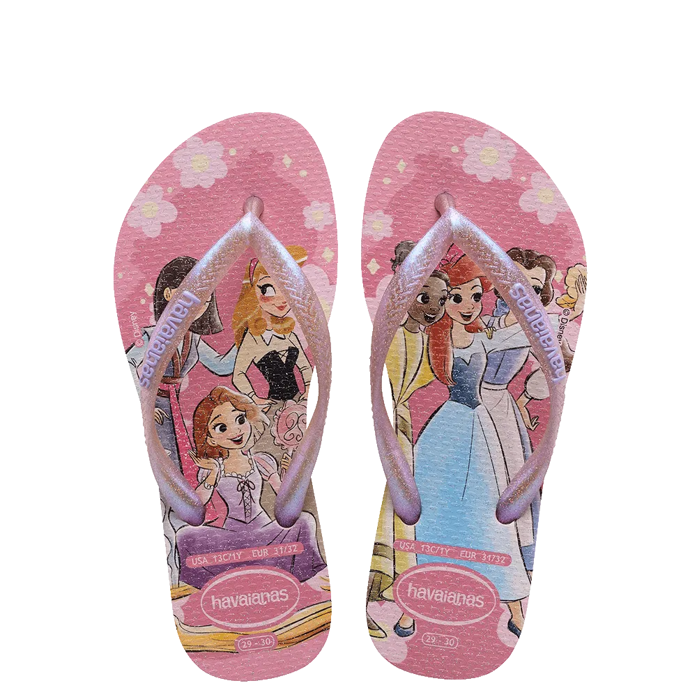 Kids Slim Princess Flip Flops
