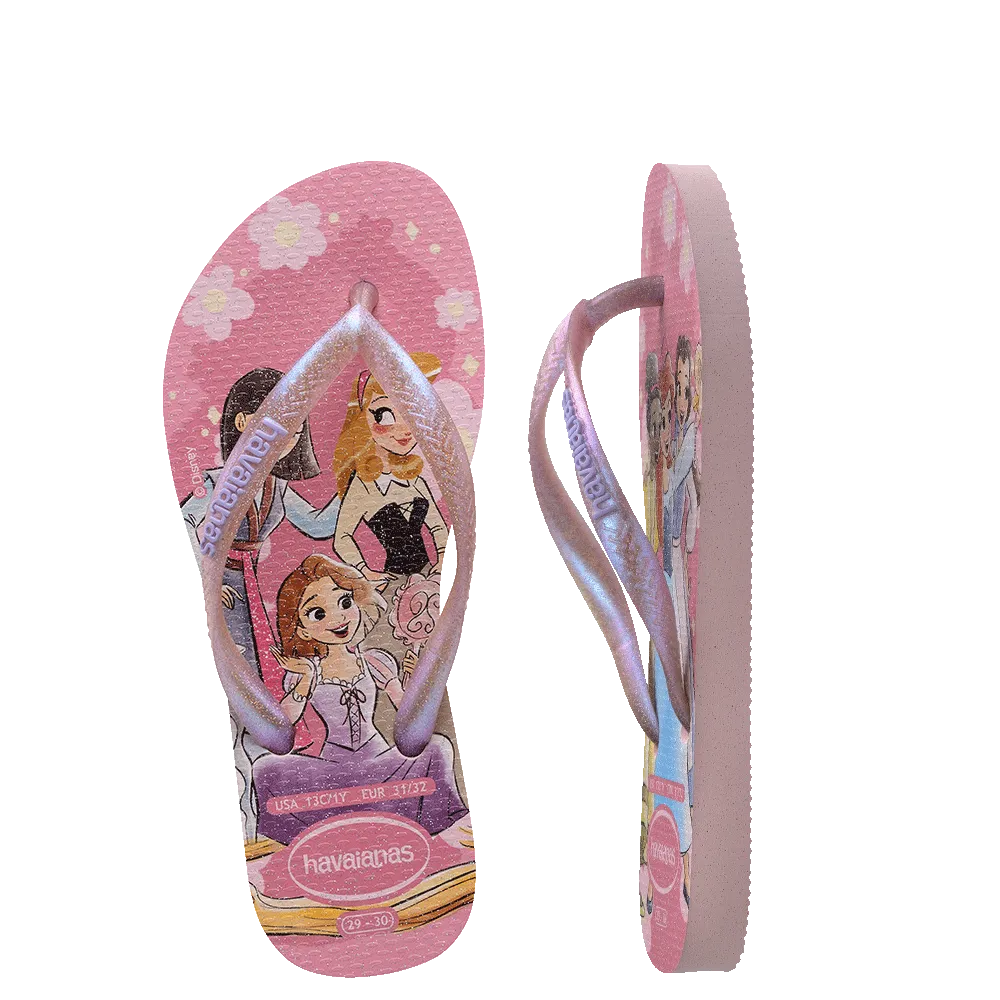Kids Slim Princess Flip Flops