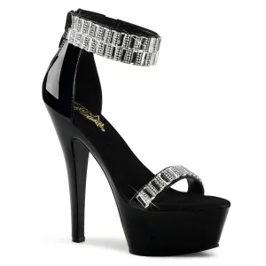 KISS-269RS Pleaser Black Sexy Platform Shoes (Pole Dancing Heels)