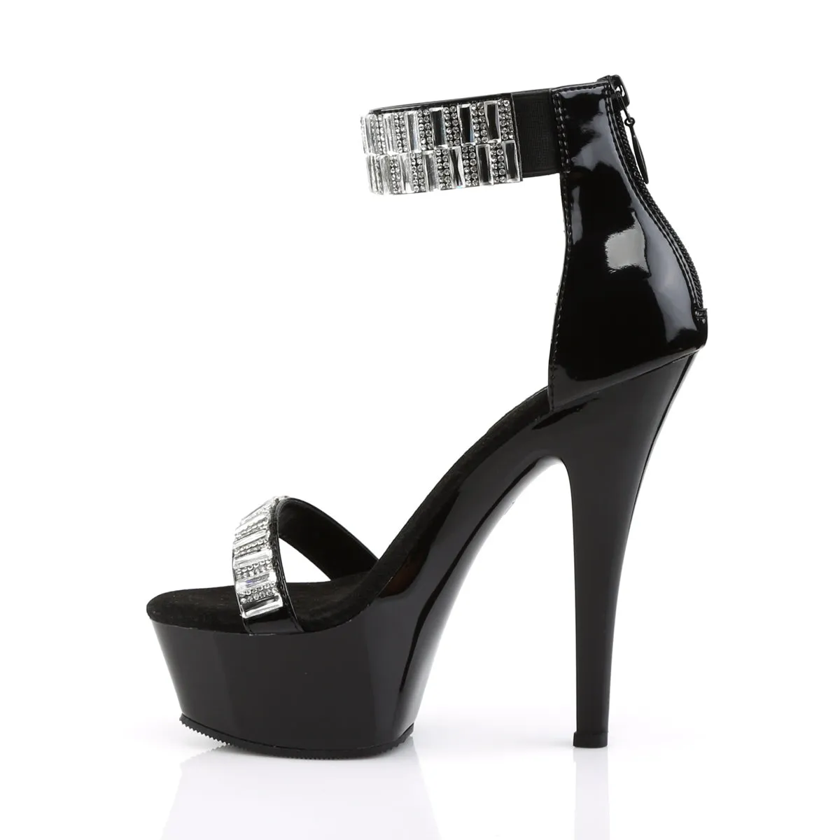 KISS-269RS Pleaser Black Sexy Platform Shoes (Pole Dancing Heels)