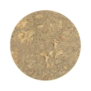 Large Round Cork Trivet, Natural